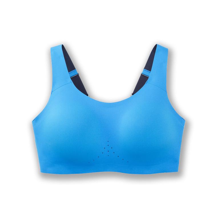 Brooks Dare Scoopback - Womens Running Bra - Blue Bolt/Navy (41738VCQE)